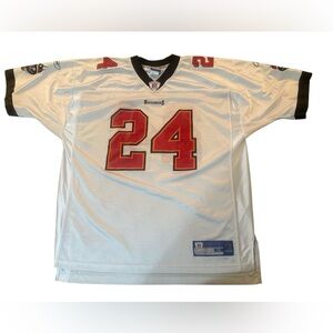 Reebok Men Tampa Bay Buccaneers Cadillac Williams Away  Jersey Sz XL